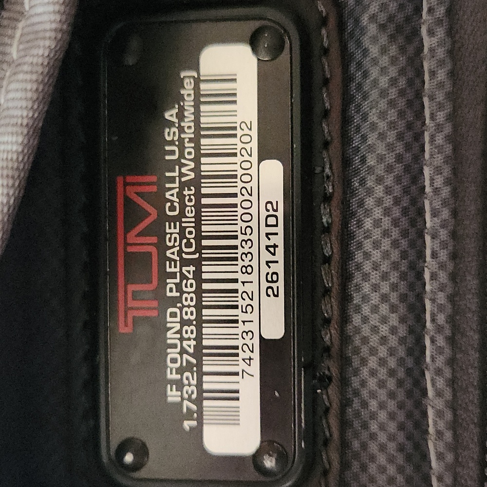 Tumi Expandable Briefcase Laptop Messenger Bag Black - Picture 16 of 16